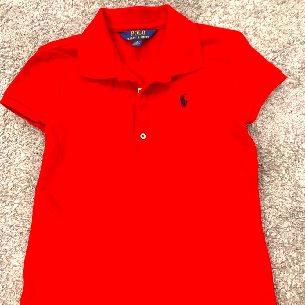 Ralph Lauren Girls Cotton Polo Shirt